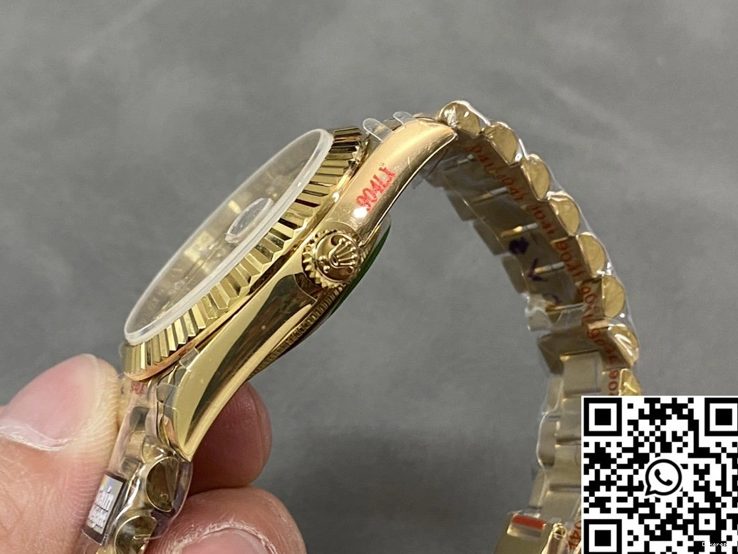 M228238-0005 Steel Rolex Day Dial Date Factory Diamond v5 Tungsten QF Hourmarker Gold 0208